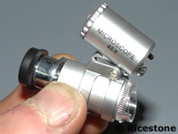 Microscope 45x trs maniable et utile pour insectes et plantes