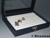 3aa) Coffret bague 16x21cm <BR>vitré, Corps Bleu.