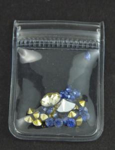 Sachet transparent de gemmologie 3.5 x 5 cm pour pierres tailles