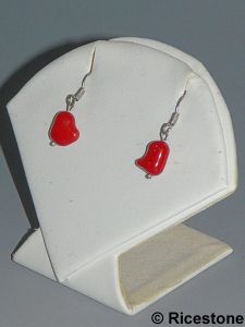 0e1) Presentoirs boucles d'oreille, Porte-bijoux, 7x8x4 cm