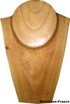 buste artisanal en bois