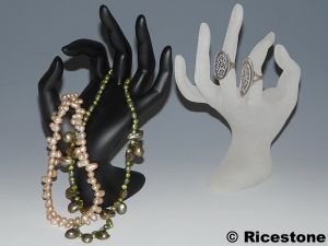 2a) Main présentoir pour bague, collier ou bijoux