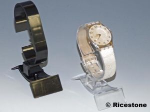 2) Présentoir individuel de montres.