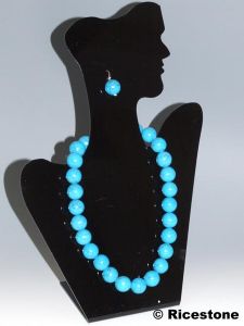 2c) Buste, Présentoir à bijoux pour colliers ou chaîne.