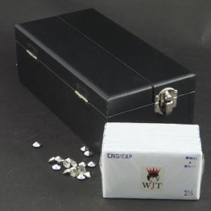 7c) Coffret de transport 100x plis (PAP-J25) de pierres précieuses.