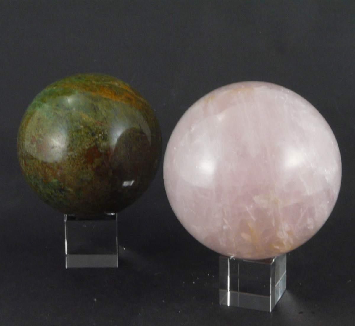Lot De 2 Présentoirs En Bois Noir Pour Boule De Cristal – Base Creuse – Support Pour Sphère De Quartz, Décoration élégante