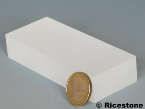 8e) Socle acrylique, présentoir pour minéraux 10x4x2cm