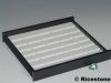 3d) Coffret 19x21 cm de transport pierres taillées, 30 compartiments.