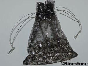 1d) Pochette cadeau, 10x bourse Organza 11 x 14 cm