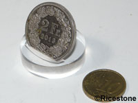 socle acrylique de monnaie et de médaille