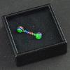 3) 20x Boites multi usage, dessus verre. 5x5 cm - NOIRE