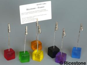 0) Cube porte-mémo avec pince, Clip porte-notes, pince porte-photo.