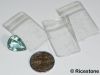 2a) Pochette épaisse à zip 3x5cm pour pierres ou monnaies