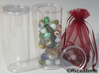 Boite cylindrique plastique transparente pour rangement de collection