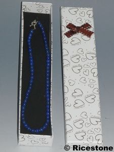 2f) 10x boite cadeau - écrin à bracelet, 24x5cm.