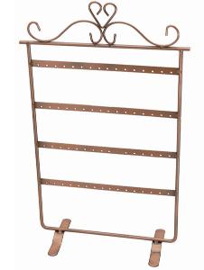 6b) Présentoir Métallique  Porte-bijou, boucle d'oreille, H=37cm
