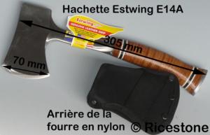 Dimension hachette campeur Estwing E14A