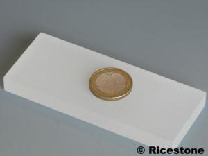 8e) Socle acrylique, présentoir pour minéraux 10x4x1cm