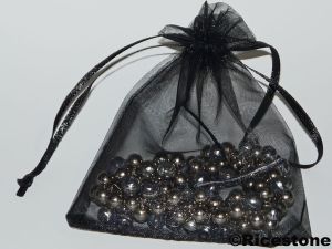 1d) Pochette cadeau, 10x bourse Organza 11 x 14 cm