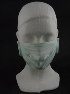 Tête blanche en papier mâché porte masque