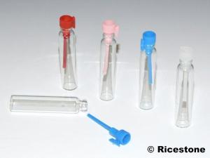 6) 10x bouteilles testeur pour parfum en verre. Ø10 x 63 mm