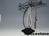 9) Présentoir métallique à bijoux Multiple pour collier, bracelet...