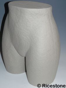 Mannequin culotte femme, Pâte à papier