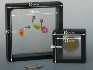 Cadre à membrane diverses dimensions pour objets de collection