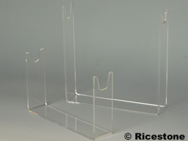 Deux types de prsentoir porte-arme 25 cm de long 15 et 25 cm de haut