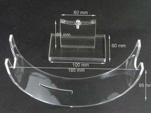 Les dimensions du prsentoir orientable de poignard