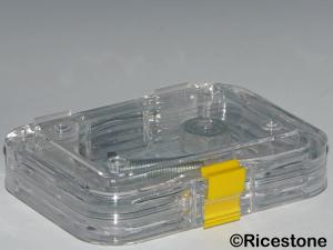 34) Boite à membrane élastique de suspension de 100x75x25mm, M23M23
