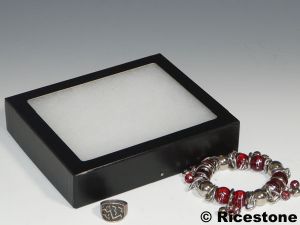 4d) Boîte "Riker" 13x16x3.5 cm, coffret économique, pour objets minces.