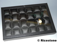 Coffret luxe 26 x 36 cm pour 24 montres