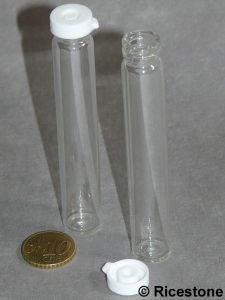 2c) Bouteille en verre de contenance 10cc