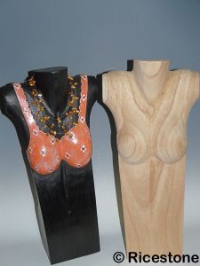 Buste de femme en bois Buste de femme en bois