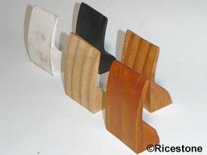 0) Présentoir artisanal en bois, Boucle d'oreille H=10cm
