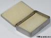 1a) Boite métal 6,5 x 9,7 x 2,2 cm pour objets fragile.