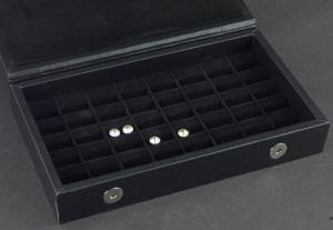 3b) Coffret 13x21 cm de transport de diamants 40 compartiments.