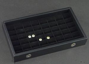 Coffret de diamantaire 40 compartiment pour transport de pierres.