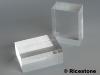 7ba) Socle acrylique pour minéraux ou figurine 5x7x3cm  