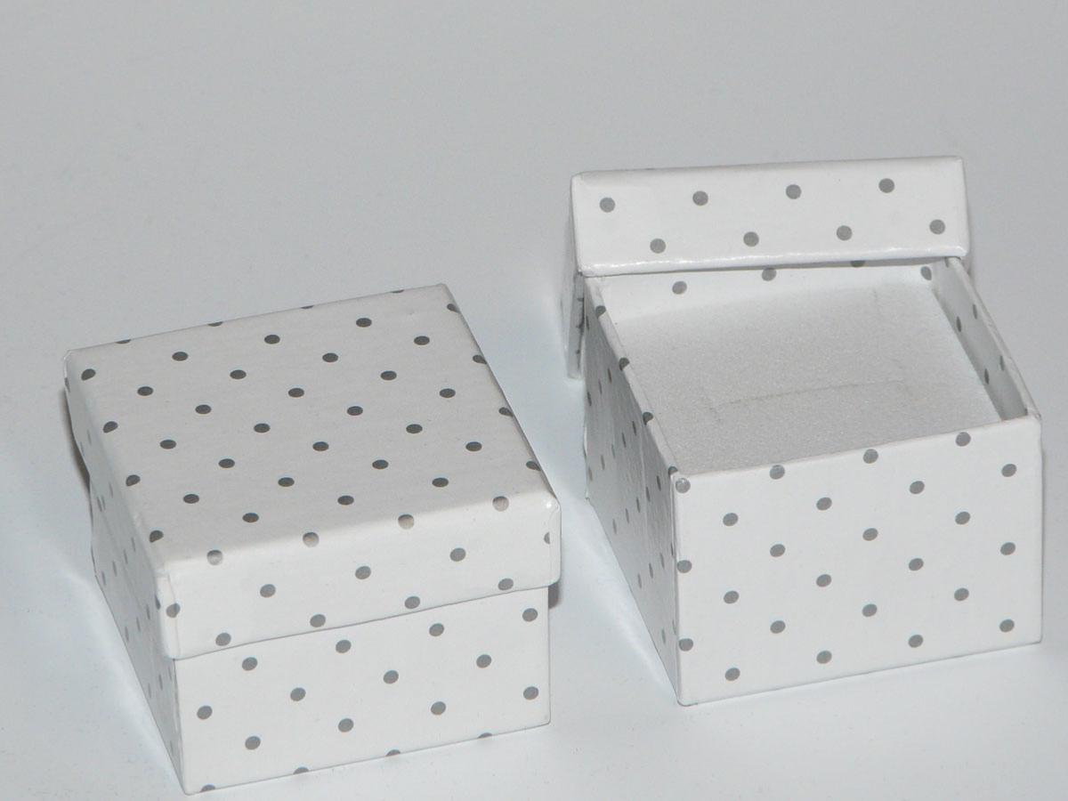 Boîte cadeau en papier, 5 x 5 cm, pour bijoux