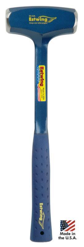 thumbnail interactive-video image 1 of Estwing B3-4LBL Big Blue Drilling Hammer - 4 Lb Long Handle Sledge - Forged Steel - Made In USA 1 of 6