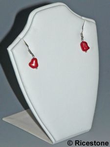 0i) Présentoir boucles d'oreille<BR>Porte-bijoux, H= 13cm