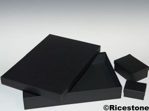 4) Flat carton 27x39 cm Coffret pour boites minéraux