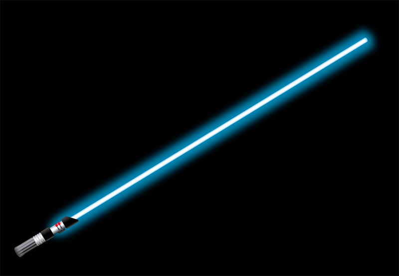 Sabre laser de la guerre des étoiles pour le Jedi