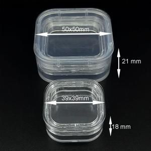 Deux dimensions de boites  membrane lastique couvercle emboitant