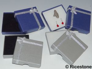 1h) 10x Boite cadeau 9x9; Boite cloche multi-bijoux