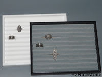 plateau intrieur blanc ou gris pour bague