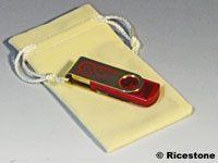 Pochette longue pour cl USB