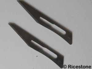 9a) 10x lames N°11 pour scalpel scalpel - bistouri N°3